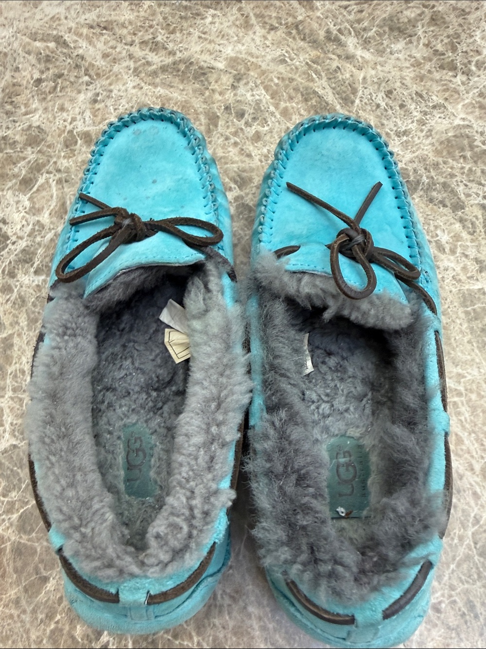 Ugh slippers teal - 10